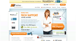 Desktop Screenshot of 247techiesca.com
