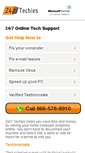Mobile Screenshot of 247techiesca.com
