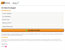 Tablet Screenshot of 247techiesca.com